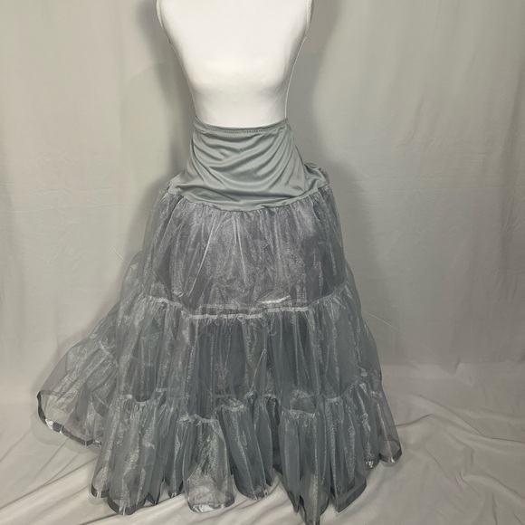 Dresses & Skirts - Tiered Silver Tulle Petticoat with Soft Waistband